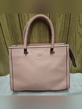 GUESS Women's Blush Pink Satchel Handbag